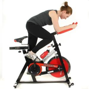spin bike woman