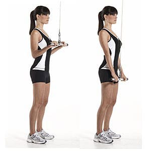 Standing-Cable-Tricep-Extension