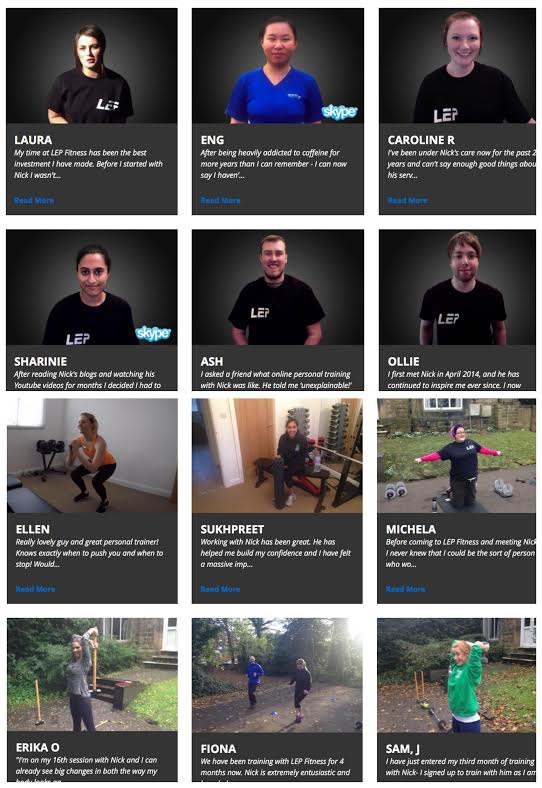 private personal trainer in sheffield - LEP Fitness - customer testimonials private personal trainer in sheffield - LEP Fitness - customer testimonials