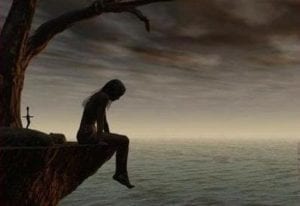 depressed girl