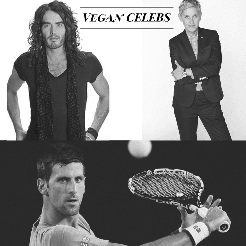 Vegan celebrities - russet brand - novak djokovic