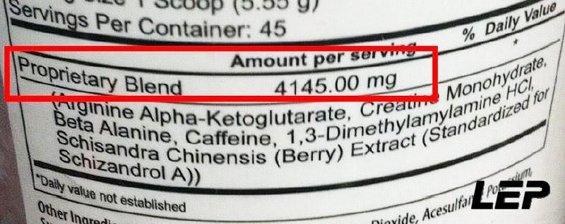 what are Proprietary Blends?