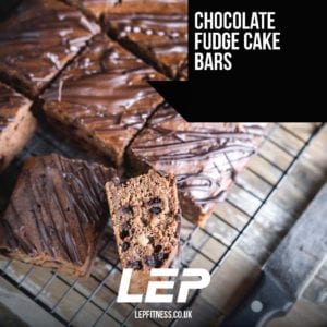 The High Performance Recipe Book By LEP Fitness - chocolate fudge cake bars