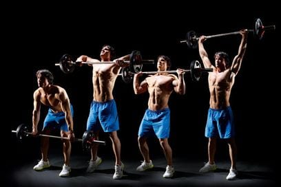 The clean and press LEP Fitness