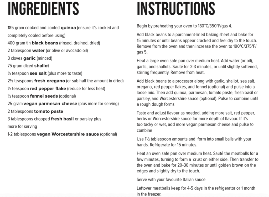 how to cook meat free meatballs