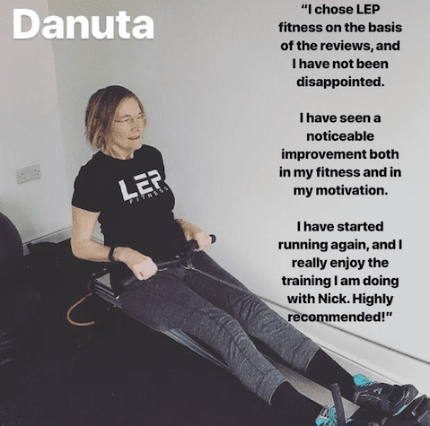 LEP Fitness amazing customer reviews voted 5 star personal trainer in Sheffield