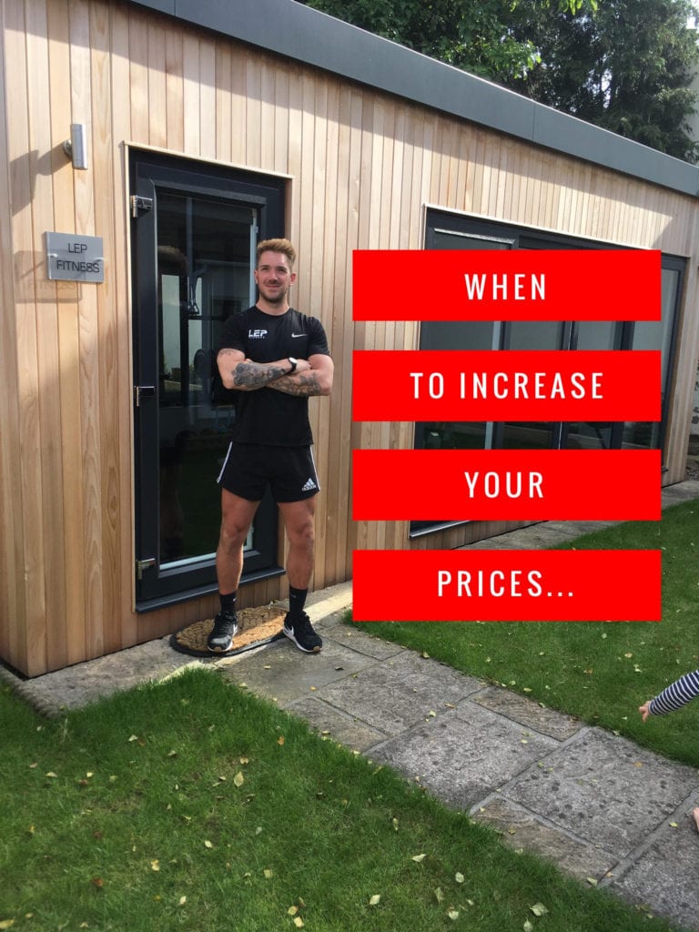 When Should You Increase Your Personal Training Prices | LEP Fitness