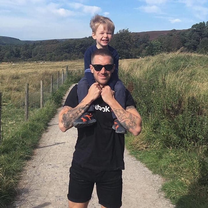 family time with my son