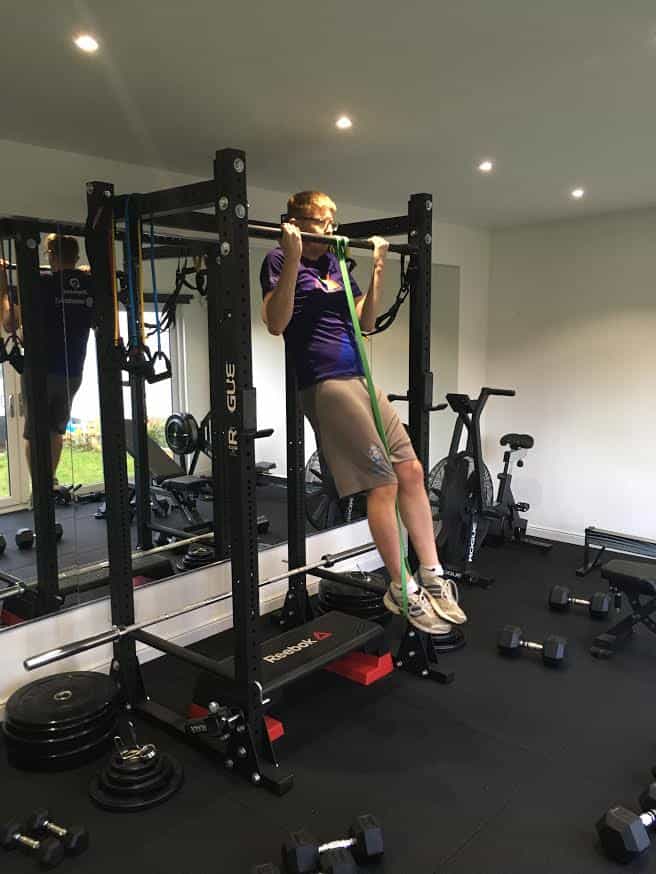 Sandy training with Sheffield personal trainer LEP Fitness