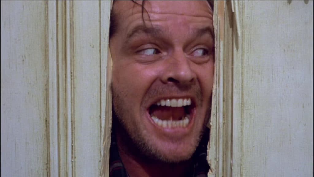 Jack Nicholson in the film The Shining